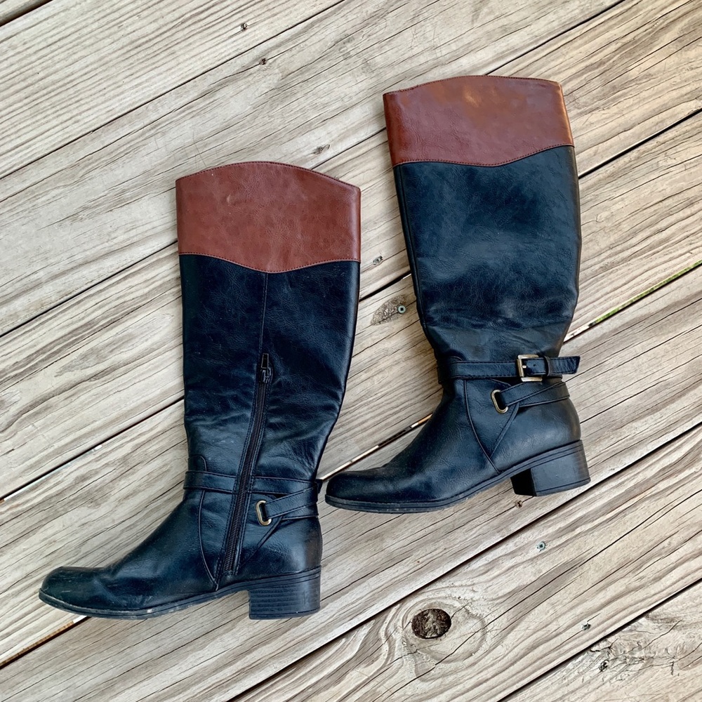 Brown/Black Boots